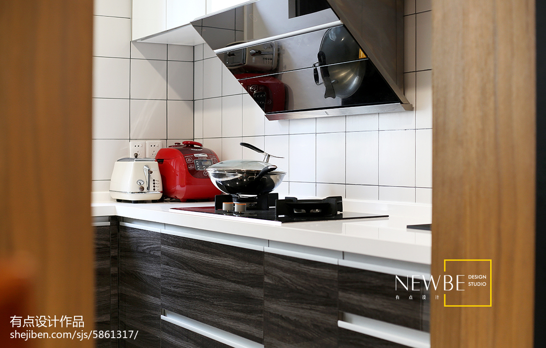 質樸67平簡約二居廚房裝修效果圖