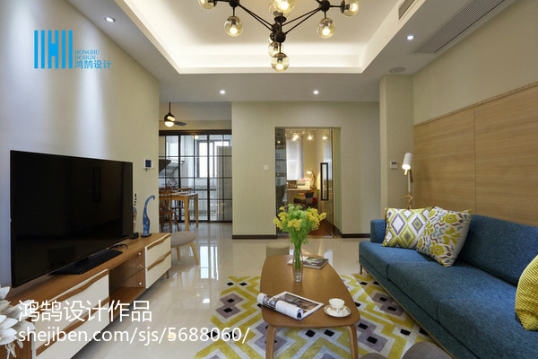 2018103平米三居客廳簡約裝修欣賞圖