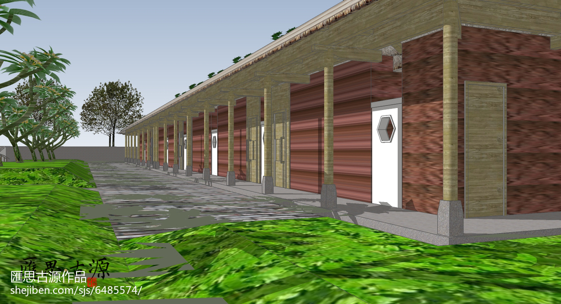 中式進門鞋柜玄關隔斷