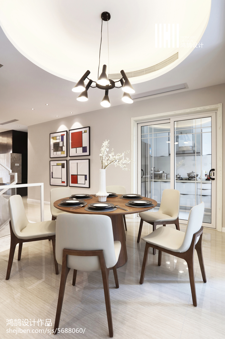 精選現代復式餐廳裝修設計效果圖片欣賞