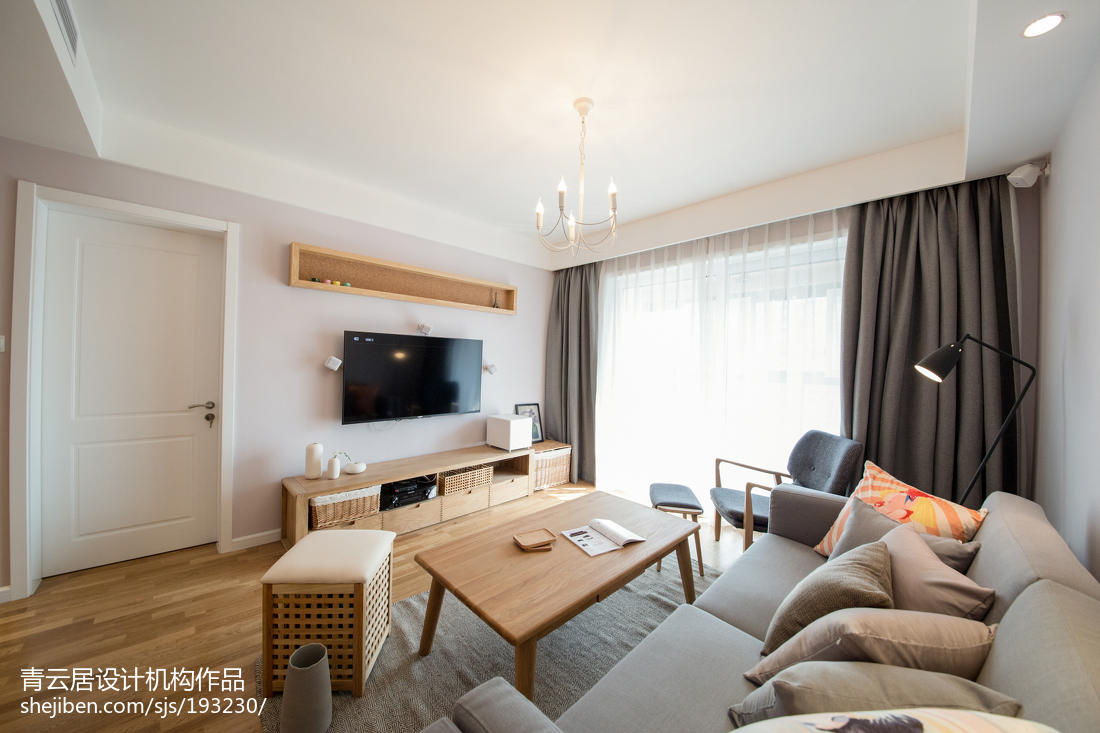 家裝日式風情背景墻裝修圖