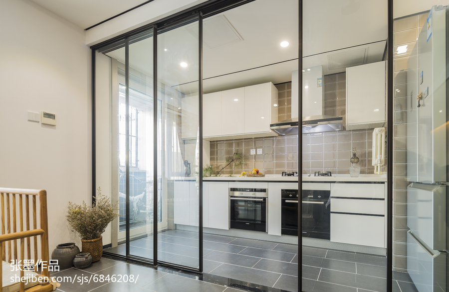 熱門中式三居廚房效果圖片大全