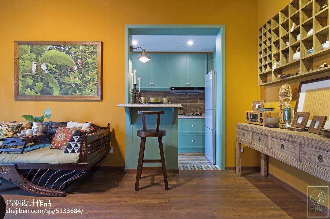 家居東南亞風格吧臺裝修