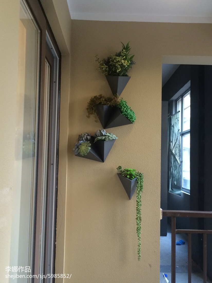 精美面積107平中式三居陽臺實景圖片