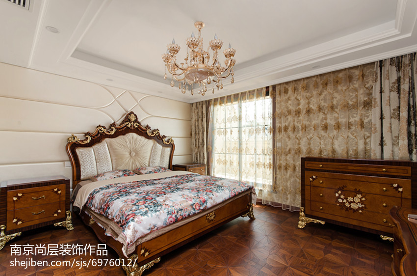 家居新古典風格臥室效果圖