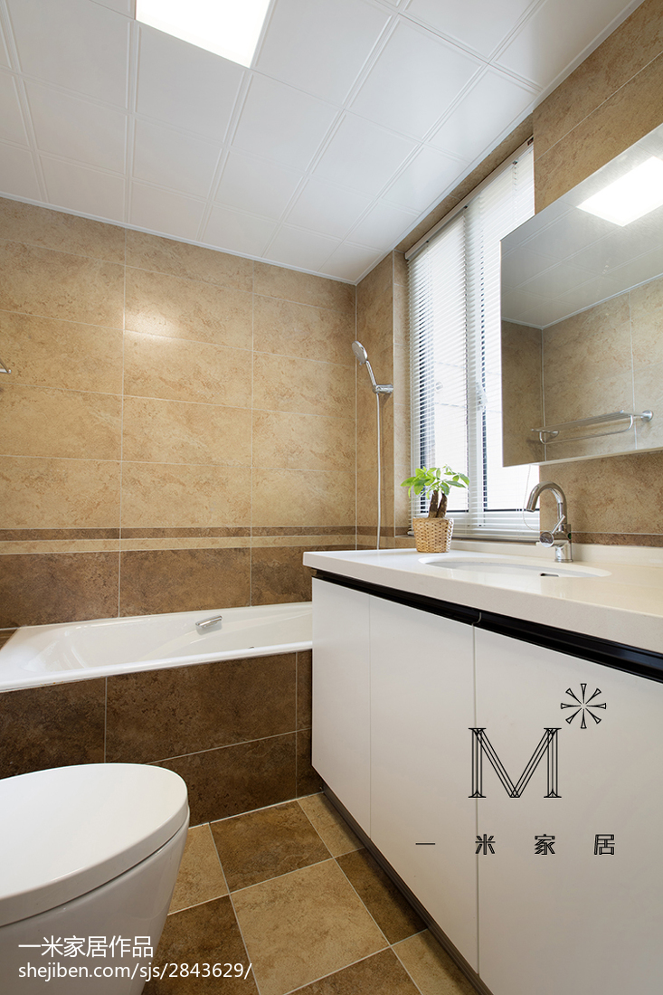 現代風格三居室衛浴裝修