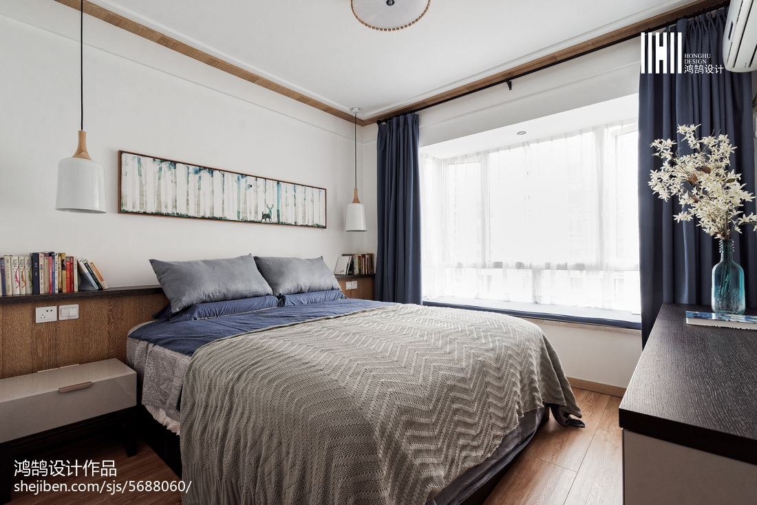 精美97平方三居臥室北歐裝飾圖片欣賞