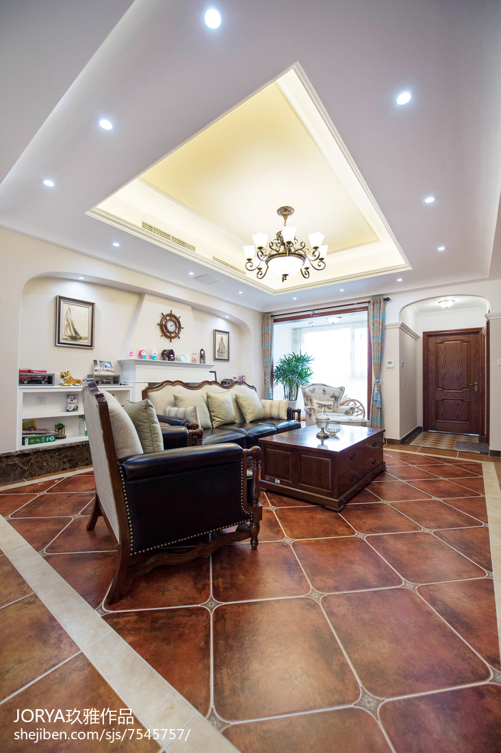 簡約美式風格吊頂設計