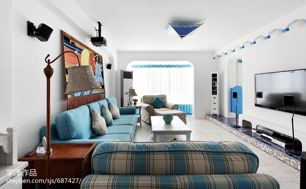 經典地中海風格客廳裝修