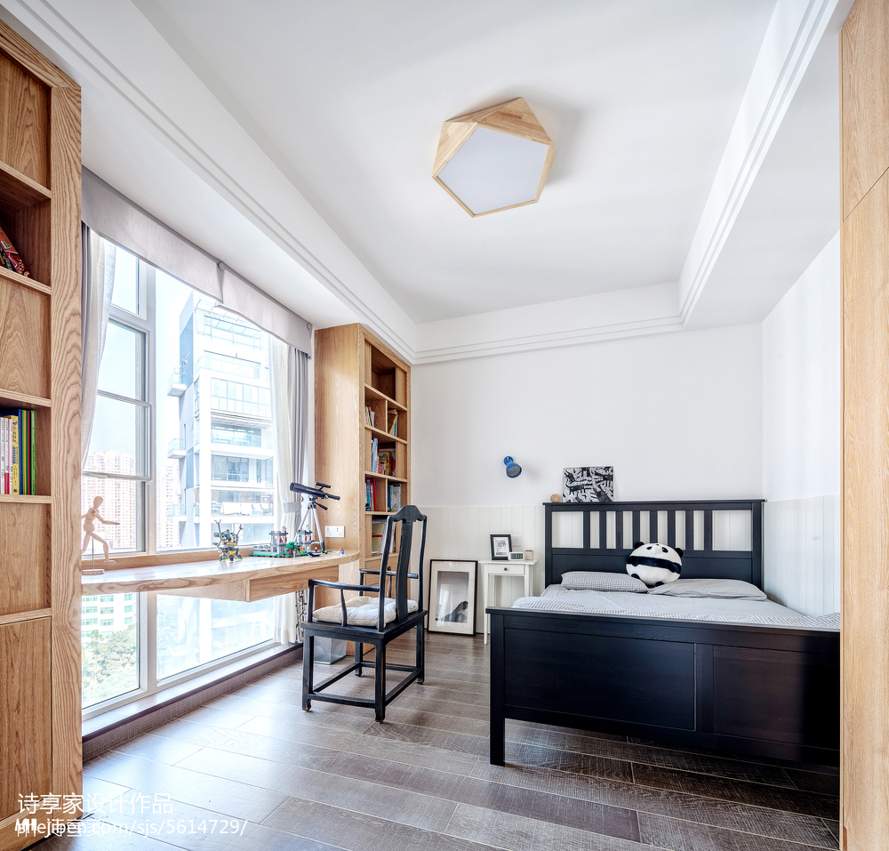 簡約中式風格兒童房裝修