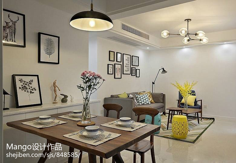 熱門宜家客廳裝修實景圖片大全