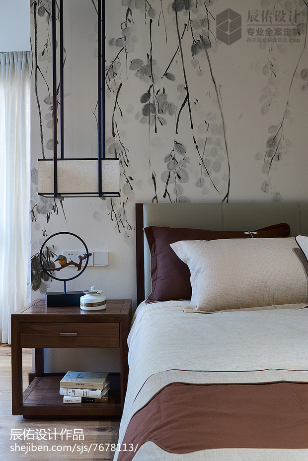 2018精選120平米中式復式臥室裝修欣賞圖片大全