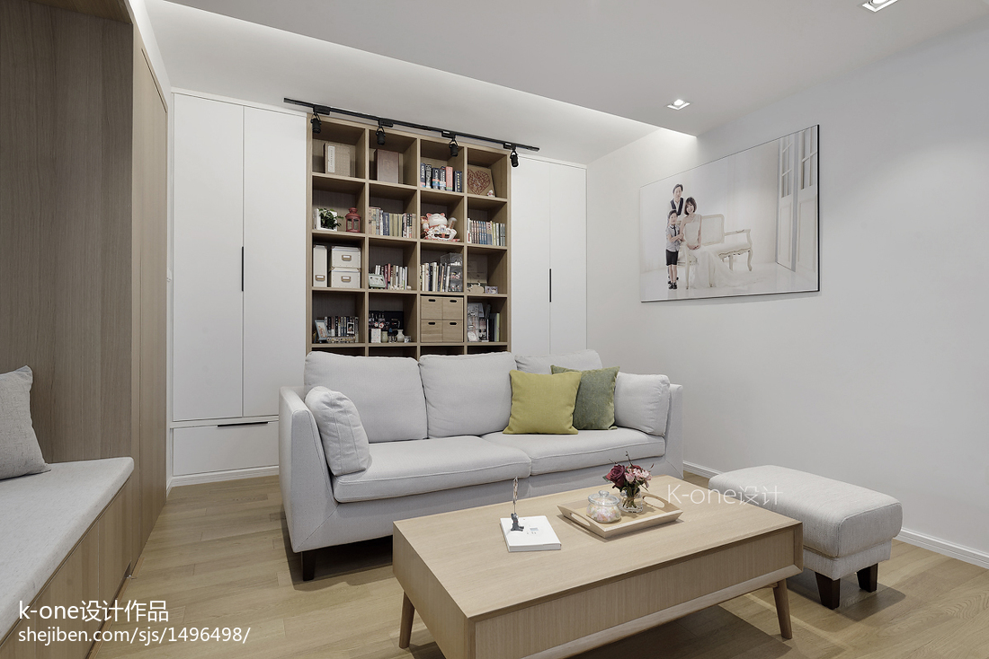 大氣78平簡約二居客廳裝修美圖