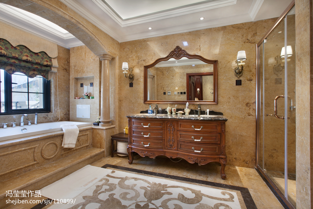 精致984平美式別墅衛生間圖片大全