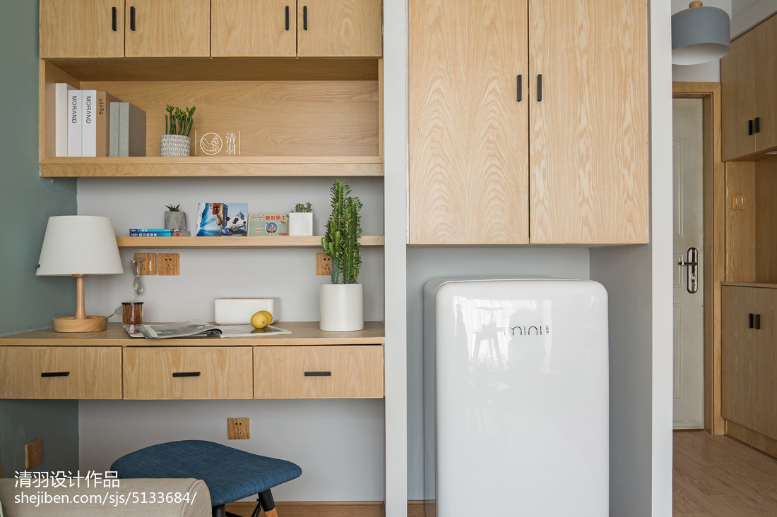 面積77平小戶型客廳北歐裝修欣賞圖片大全