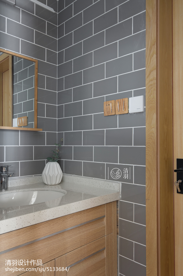 精選76平米北歐小戶型臥室裝修實景圖