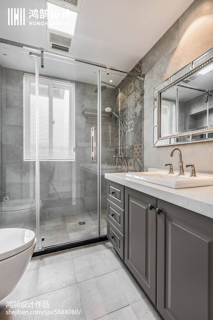 大氣112平美式三居實景圖