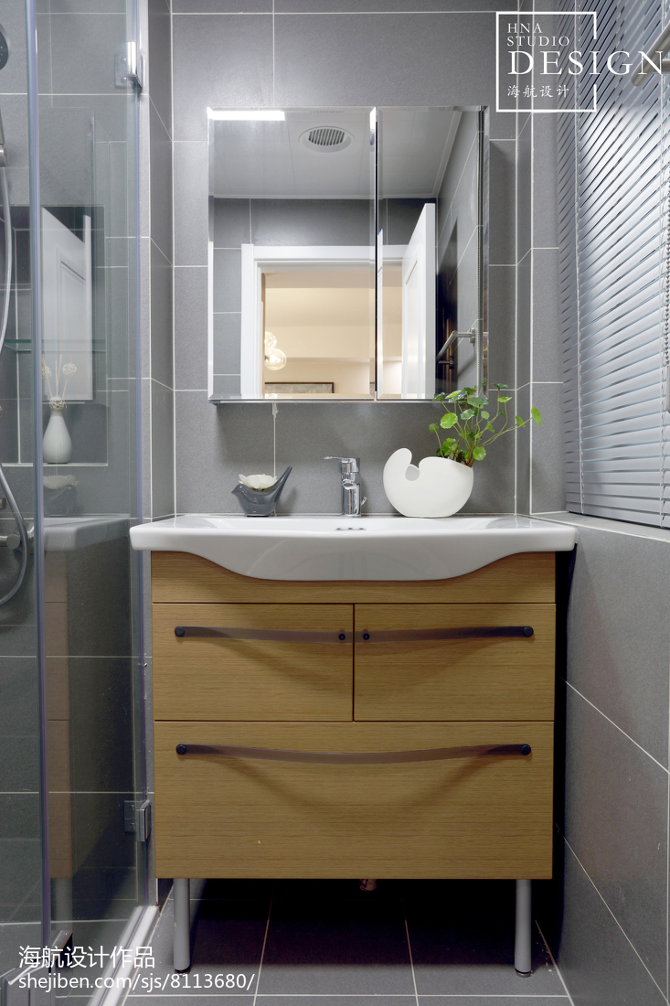 2018精選面積82平小戶型衛生間北歐裝修圖片欣賞