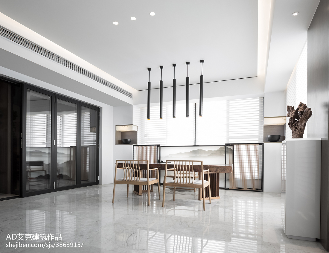 熱門面積137平復式休閑區中式欣賞圖片