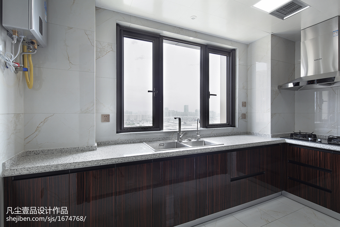 悠雅151平中式四居廚房裝飾圖