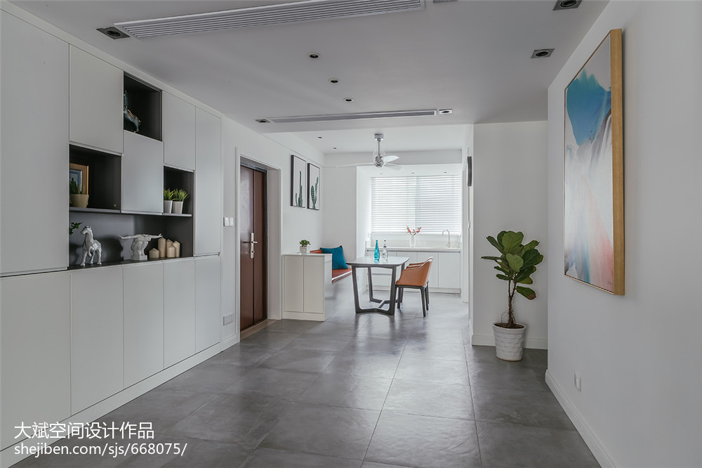 玄關鞋柜背景效果圖