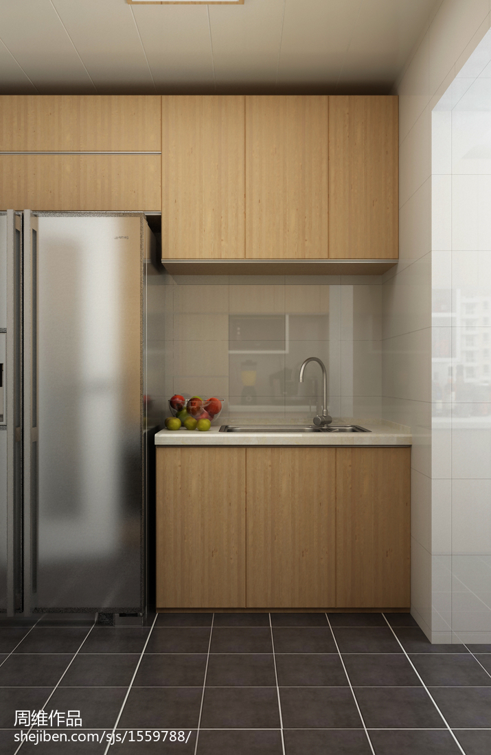 輕奢79平宜家二居廚房設計美圖