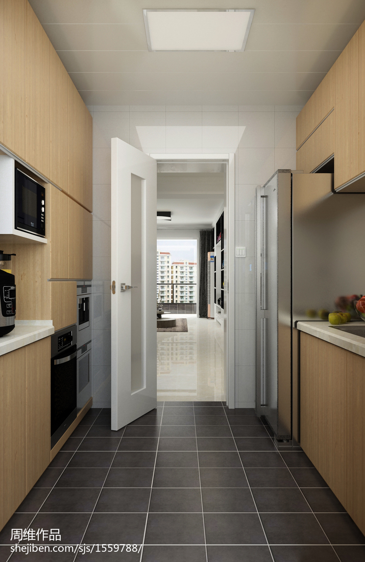 精致50平宜家二居廚房裝潢圖