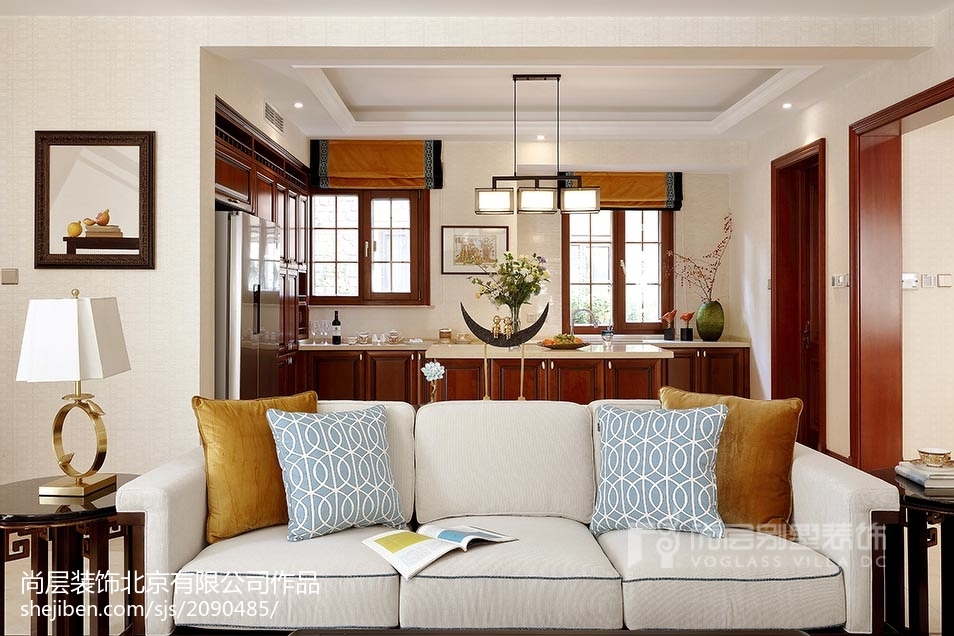 熱門別墅廚房中式裝修設計效果圖片