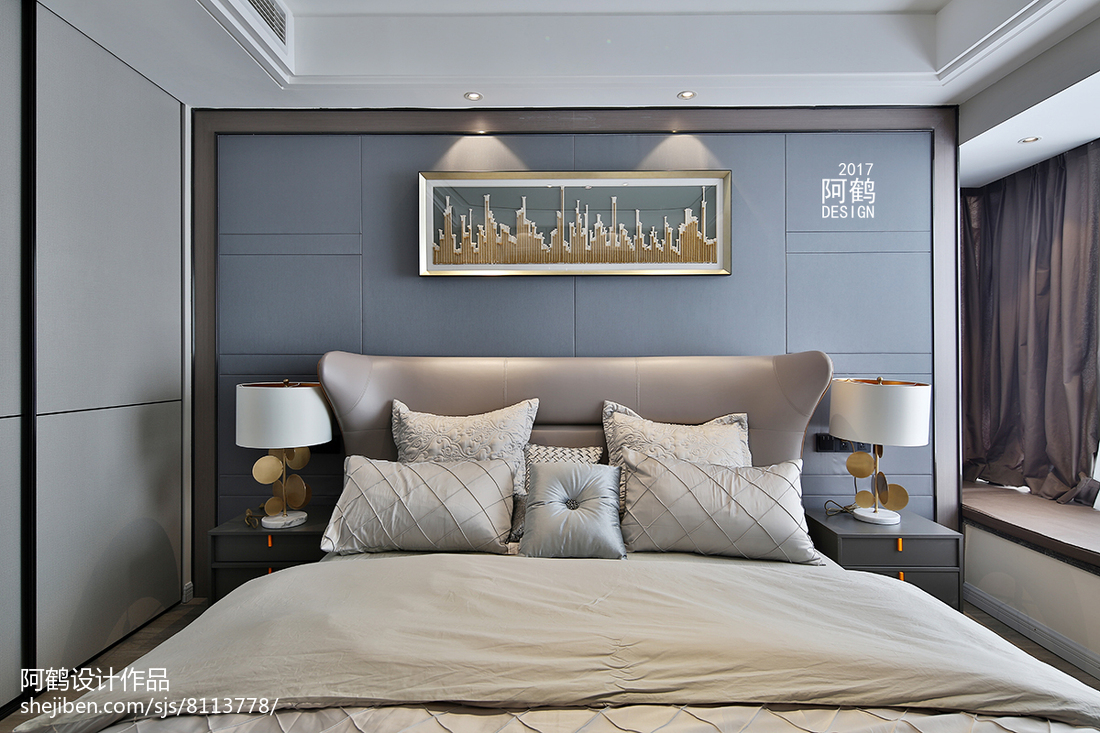 精致150平簡約四居臥室裝潢圖