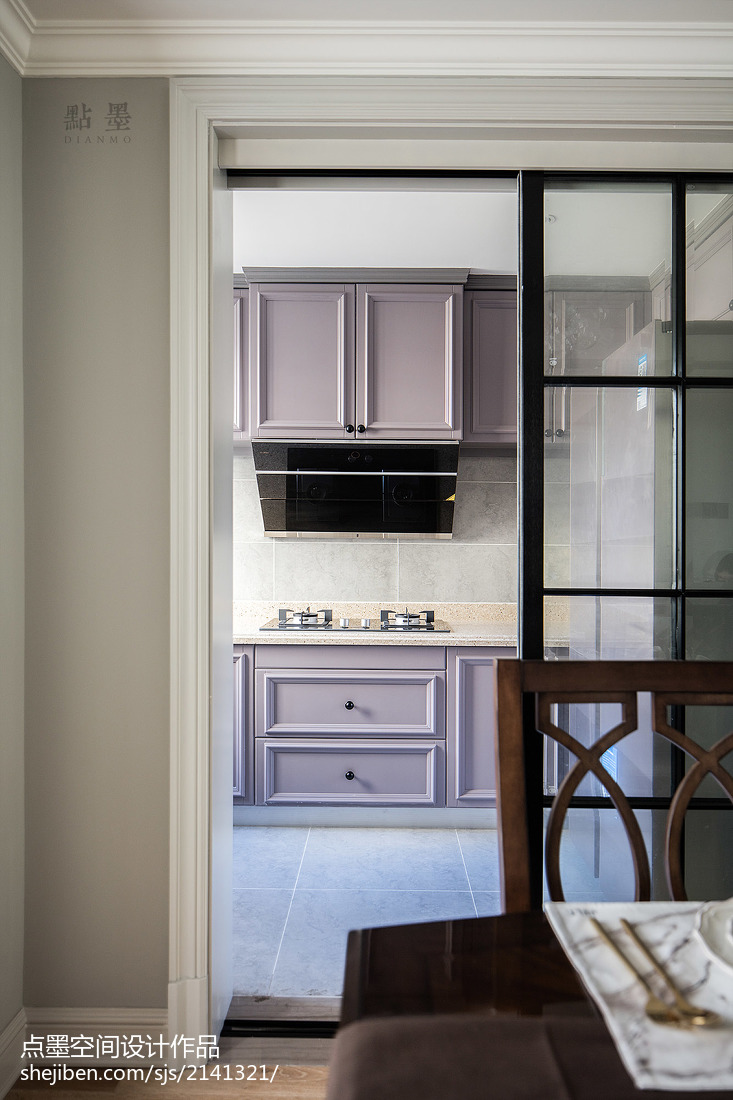 輕奢美式櫥柜設計圖