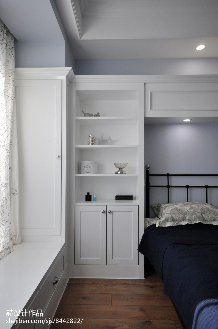 質樸84平混搭三居臥室圖片欣賞