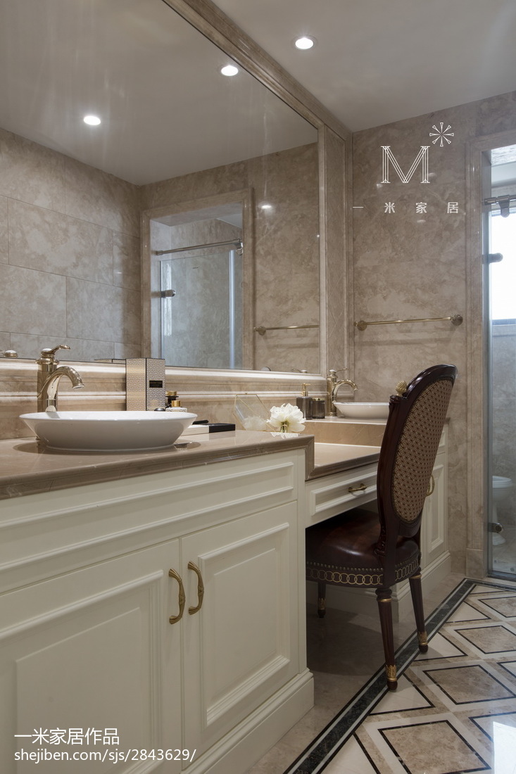 浪漫343平法式別墅布置圖