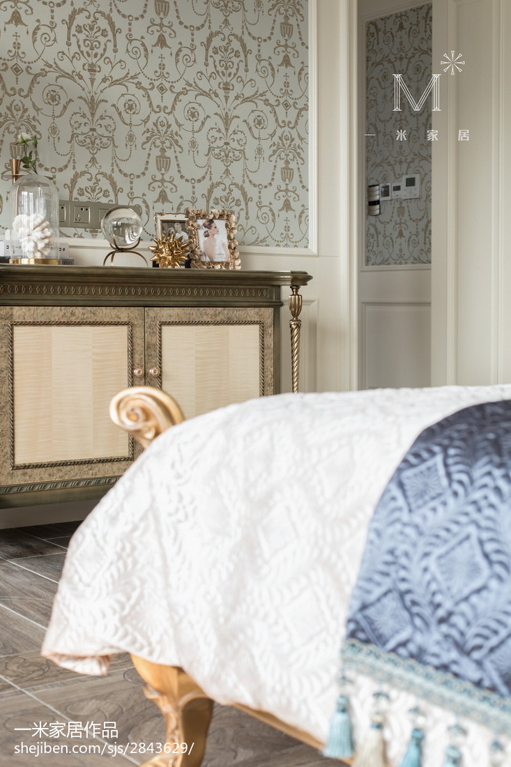 質樸824平法式別墅臥室設計美圖