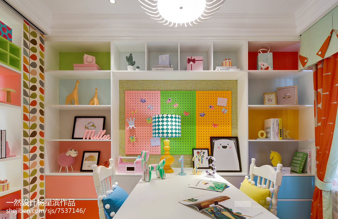 現代樣板房休閑區設計實景圖