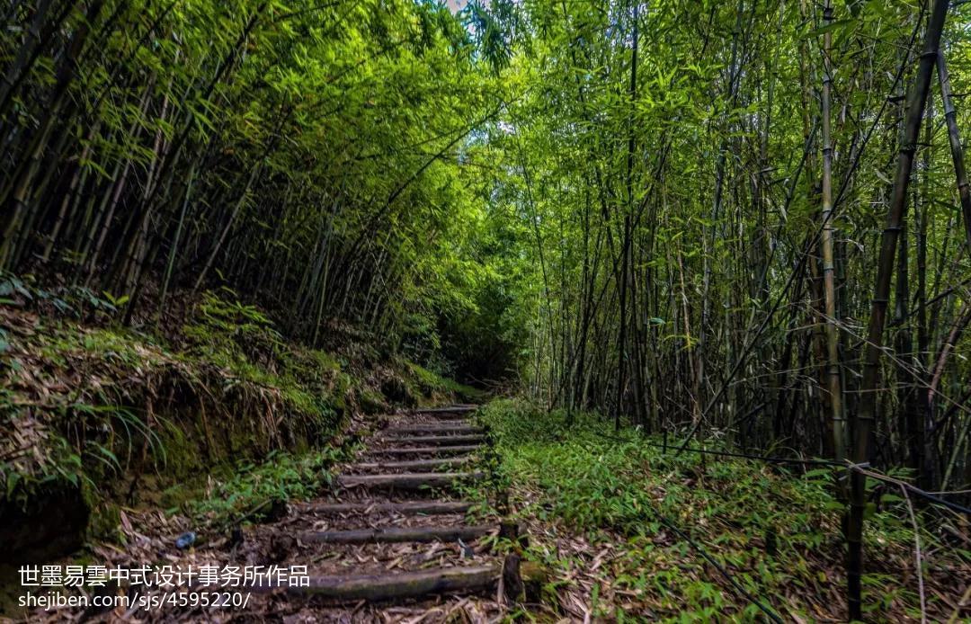 質樸744平中式別墅臥室效果圖欣賞