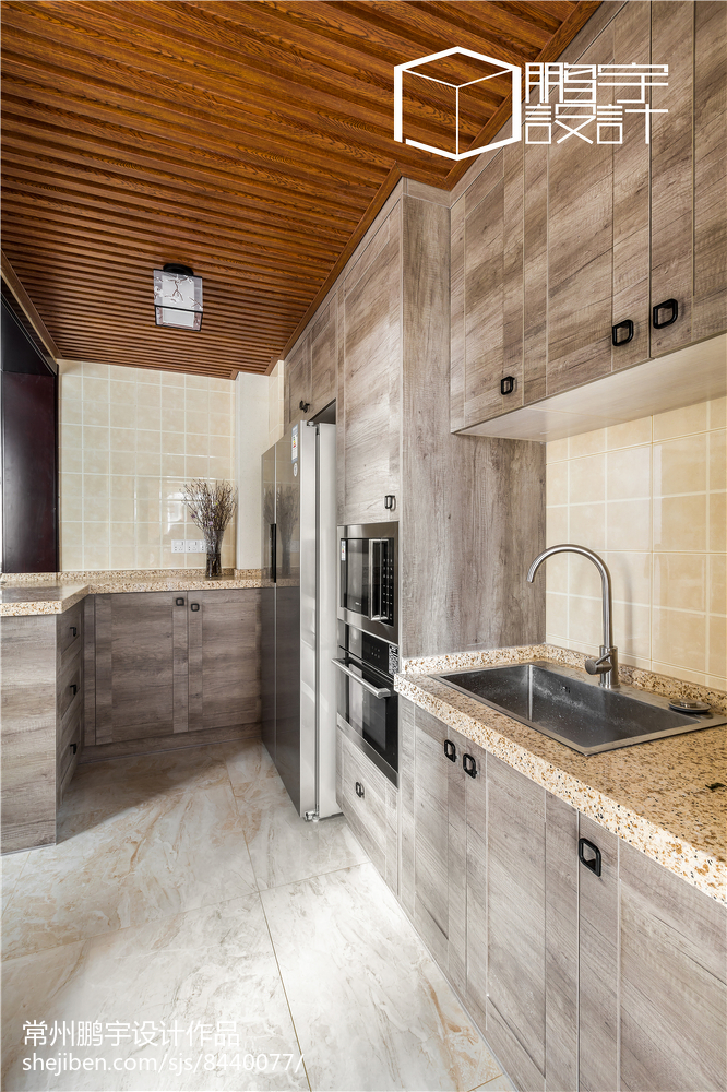 2018中式三居廚房裝修效果圖