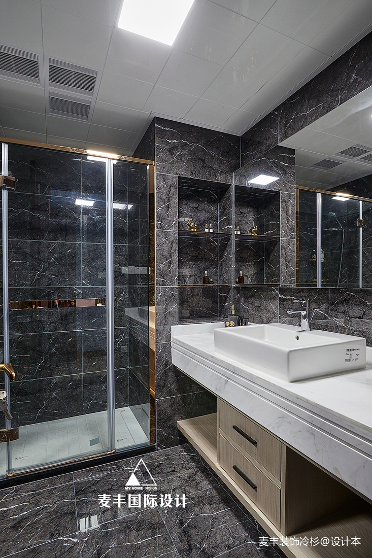 質樸116平混搭三居衛生間效果圖片大全