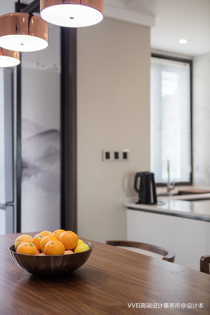 質樸100平混搭三居廚房實景圖