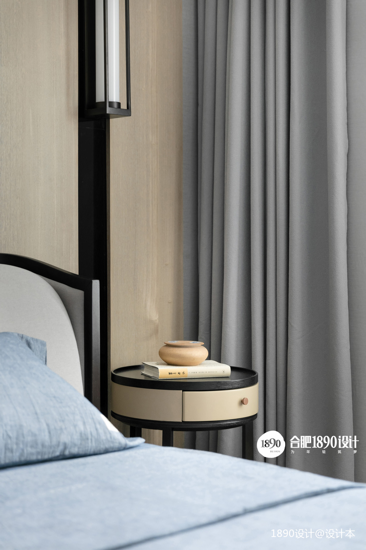 質樸101平中式三居餐廳裝修設計圖