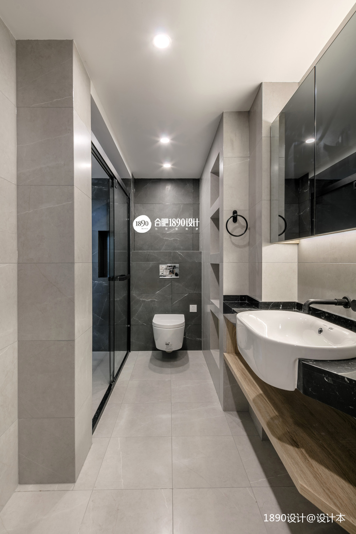 三居中式風格衛生間背景墻美圖