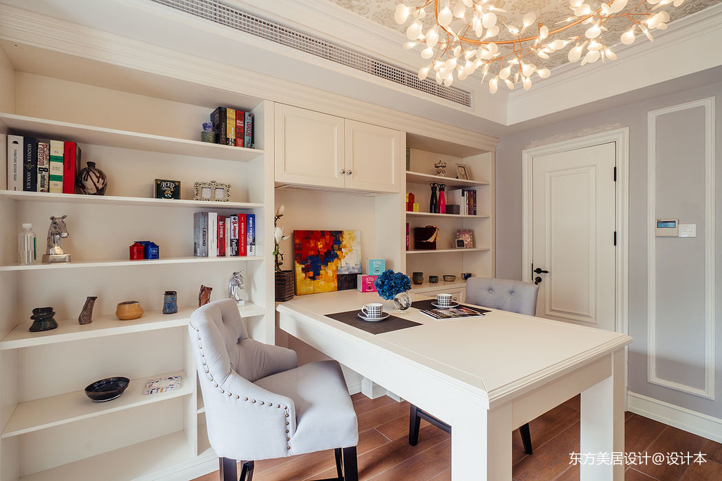 悠雅866平法式別墅書房裝修案例