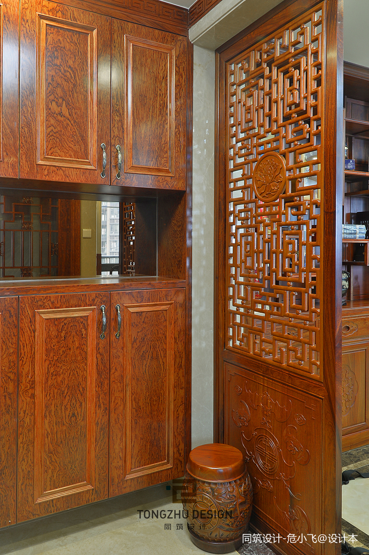 中式屏風玄關隔斷