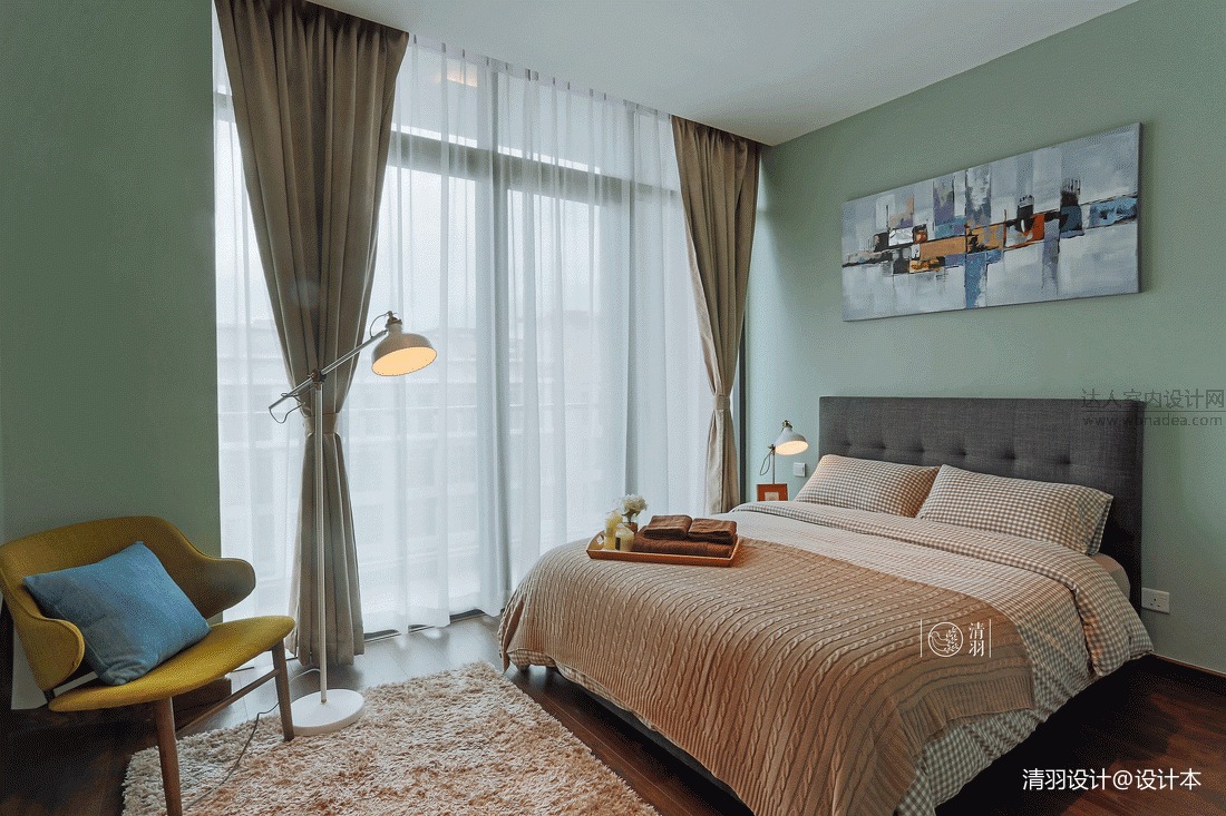 精美21平混搭小戶型臥室效果圖片大全