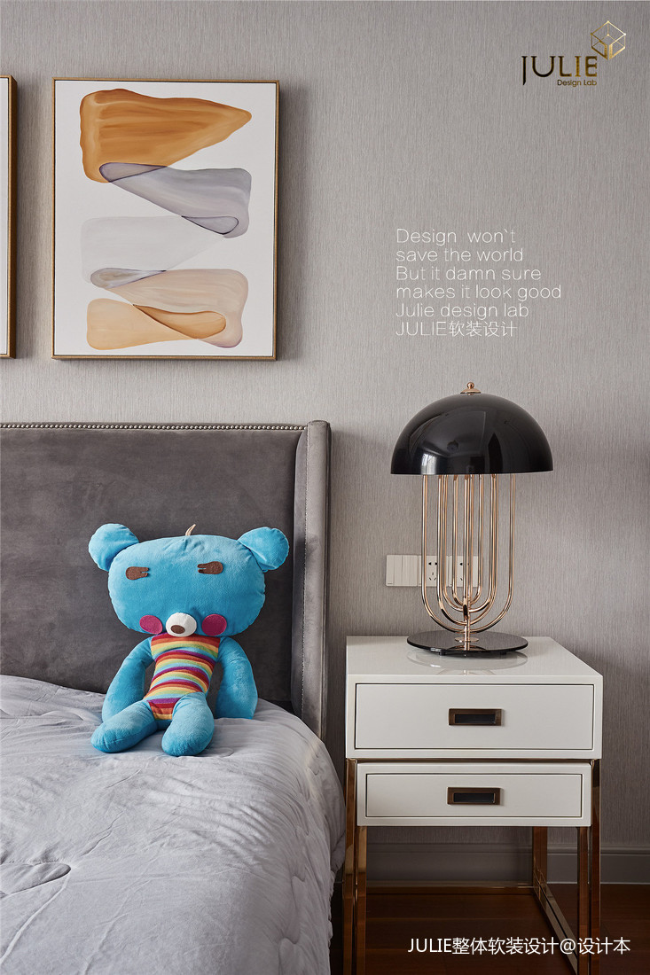 悠雅365平中式別墅兒童房案例圖