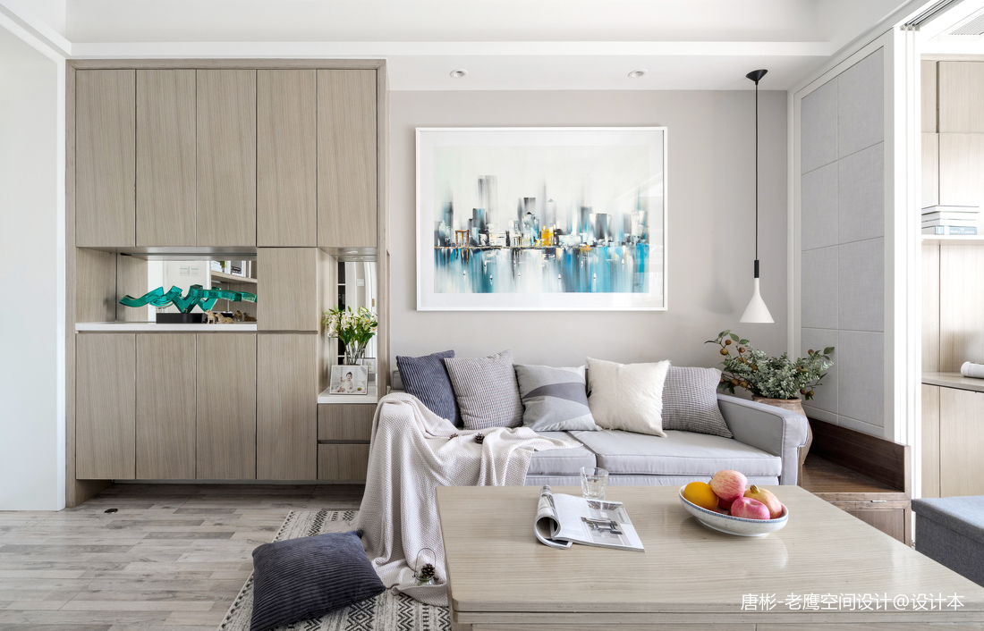 質樸26平簡約小戶型客廳裝修美圖