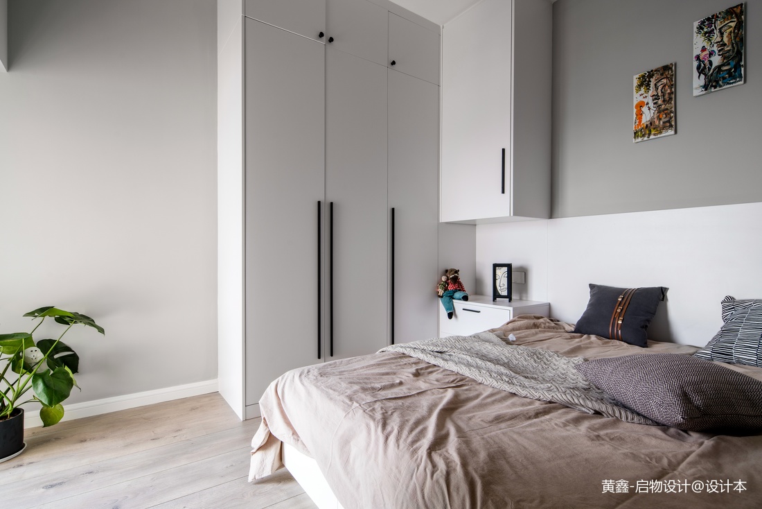 混搭兩居臥室衣柜設計