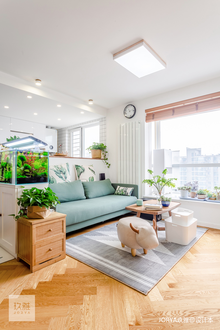 80㎡二層單身公寓客廳設計圖片