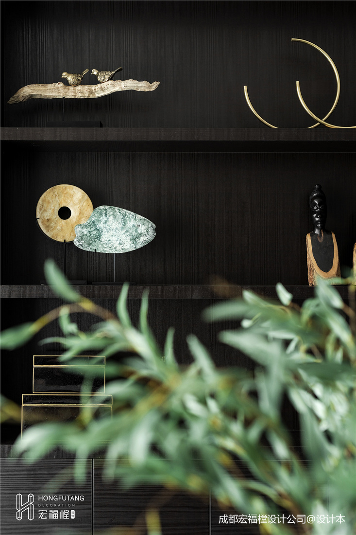 質樸86平中式三居餐廳裝修圖