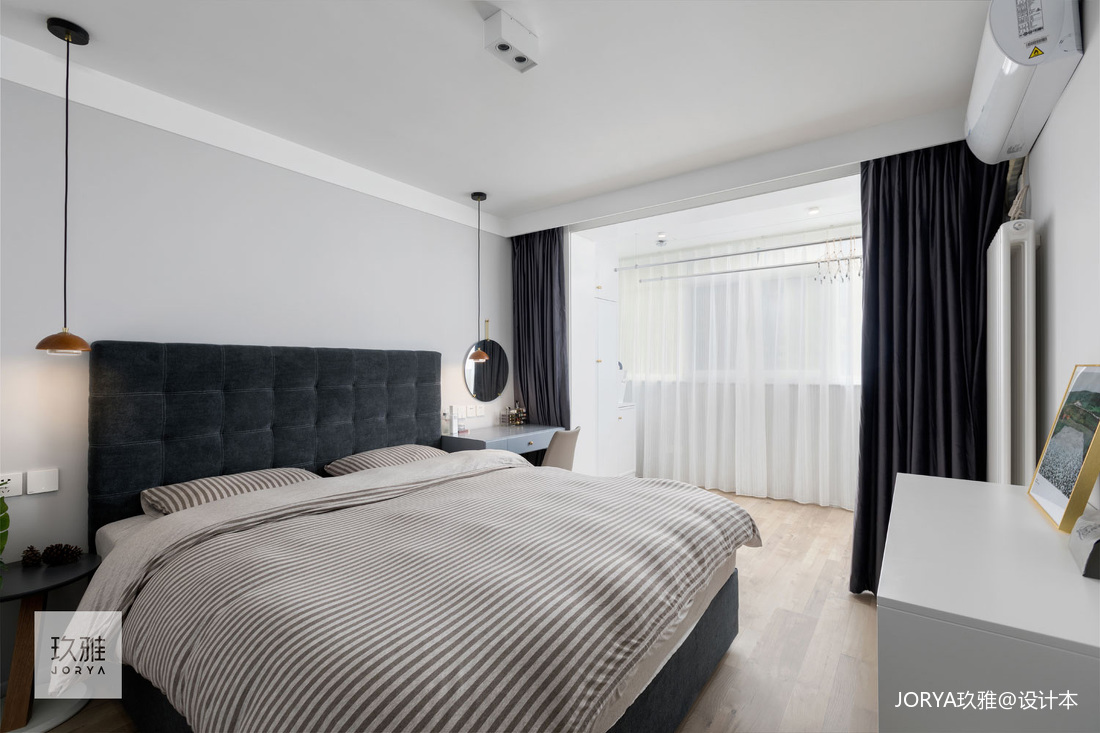 溫馨21平北歐小戶型臥室設計美圖