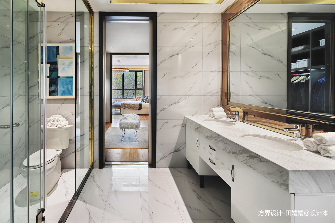 現代樣板房衛浴實景圖片